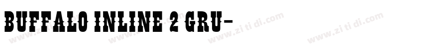 Buffalo Inline 2 Gru字体转换